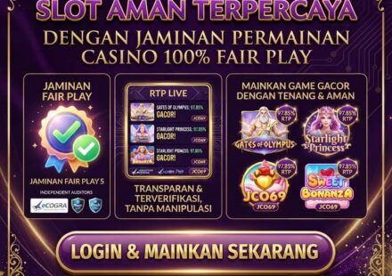 JCO69 Login Situs Slot Aman Terpercaya dengan Jaminan Permainan Casino 100% Fair Play